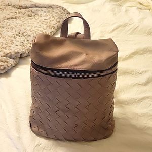 Madison West Taupe Beige backpack style purse